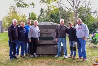 Jim Goode ( Ohio Wesleyan), Ron Whitehill (’70 Ashland University), John Heiser (BGSU and ’66 Ashland University), Dave Gray (’70 Ashland University), Justin Marotta (’72 Ashland University), Tony Magistro (’70 Ashland University), Eric Behnke (Oklahoma State).